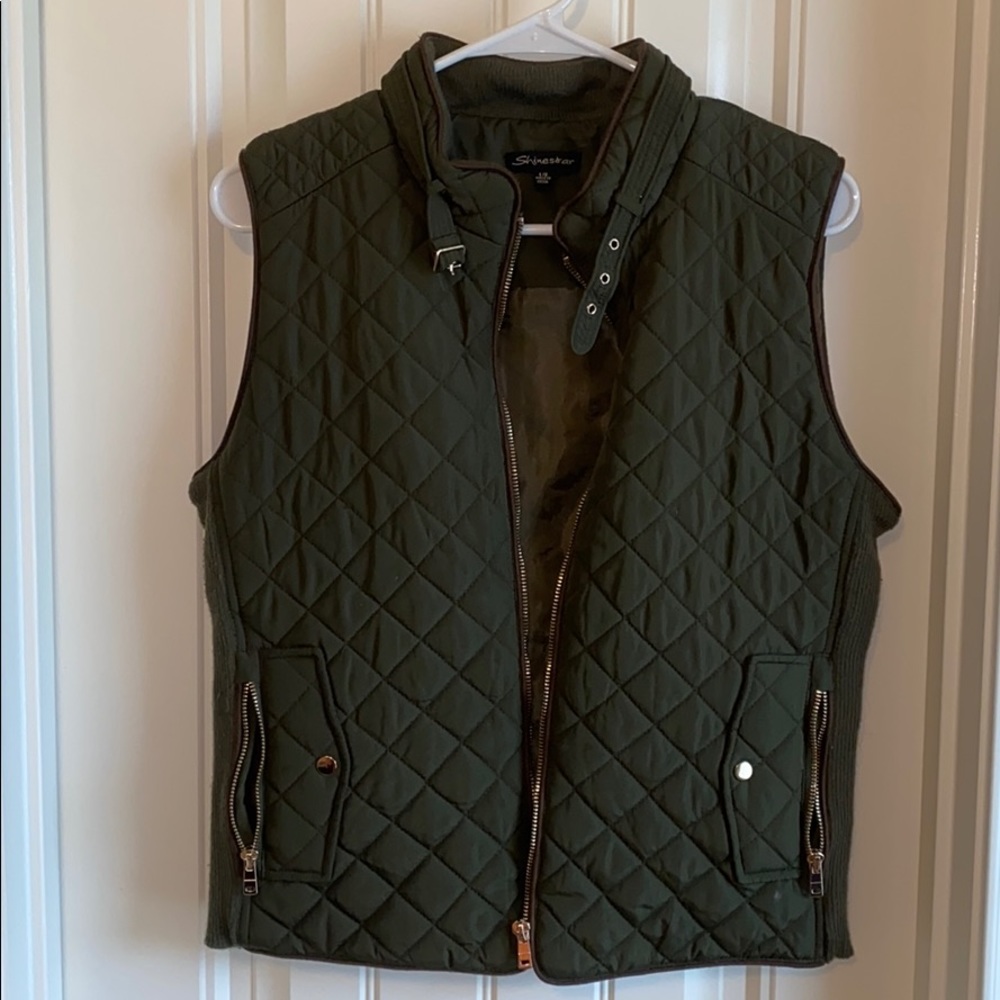 Olive Green Vest